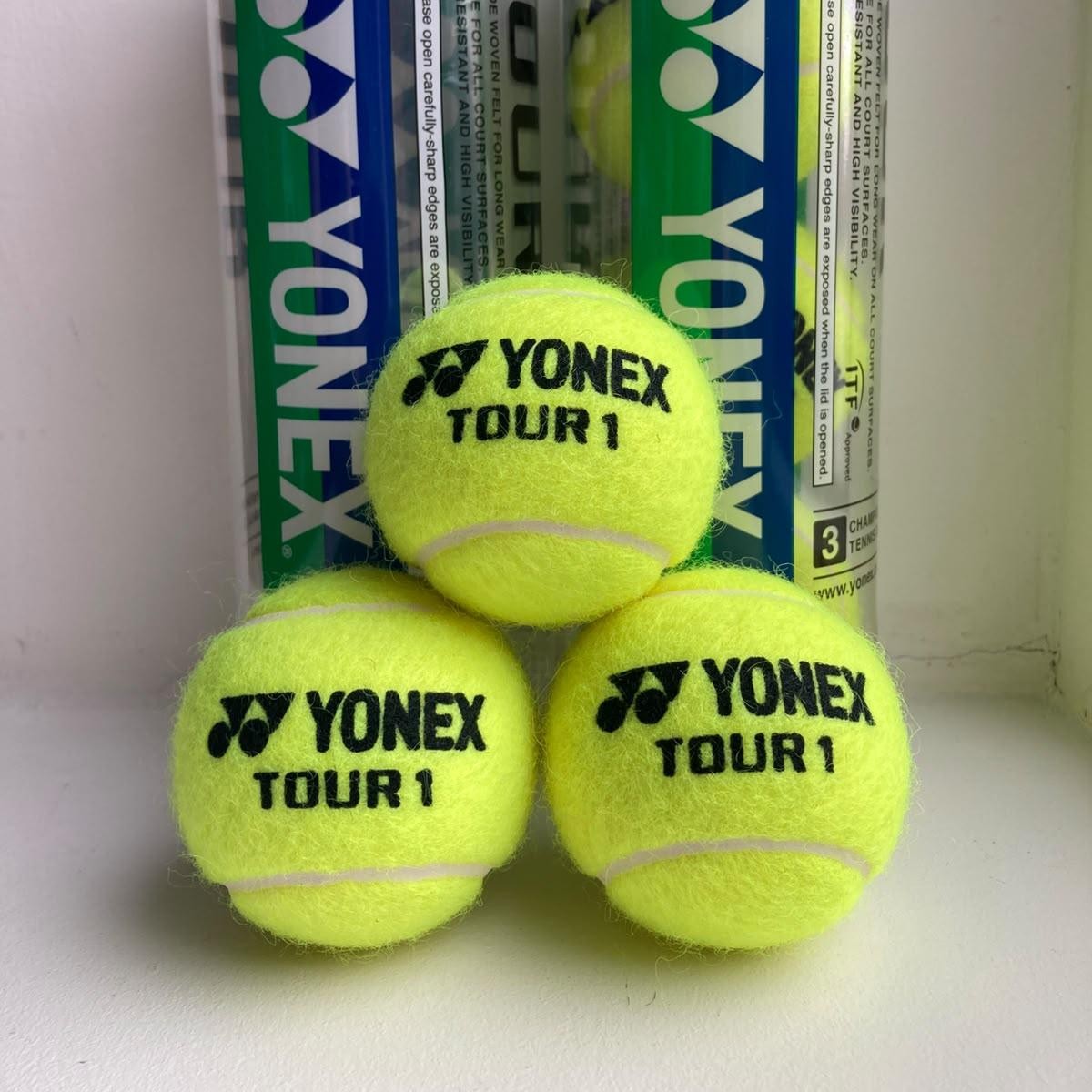 2 cans of Yonex Tour balls