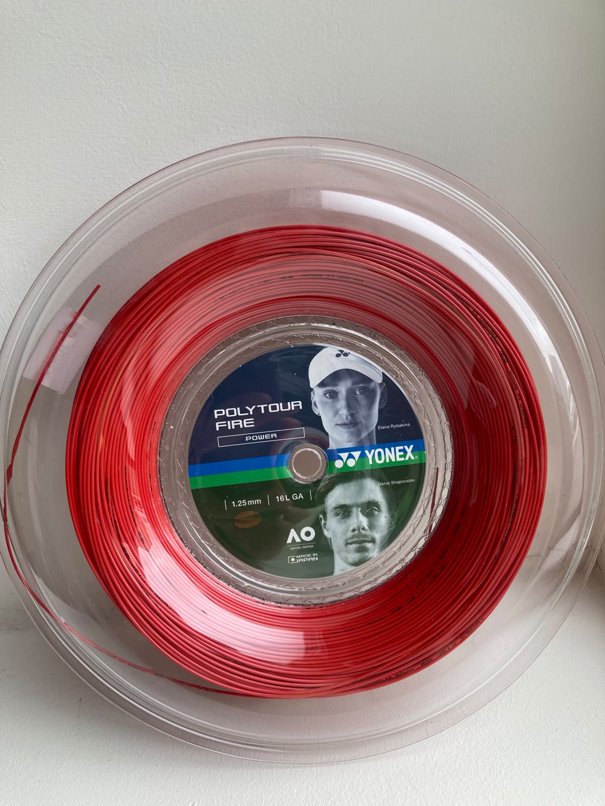 Yonex Poly Tour Fire string reel