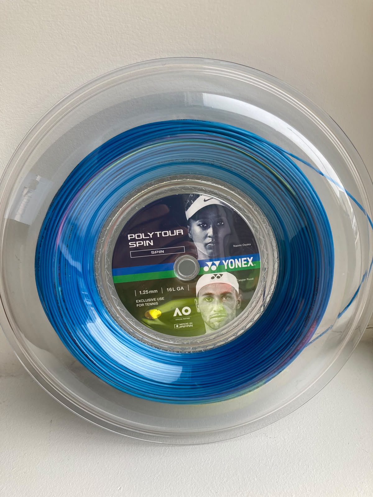 Yonex Poly Tour Spin string reel